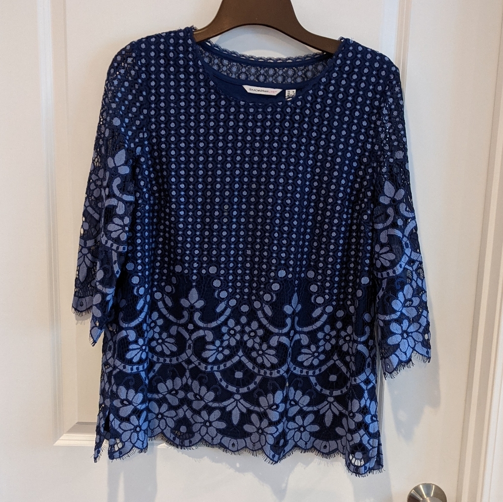 Isaac Mizrahi 3/4 Sleeve Tunic NWOT Size M